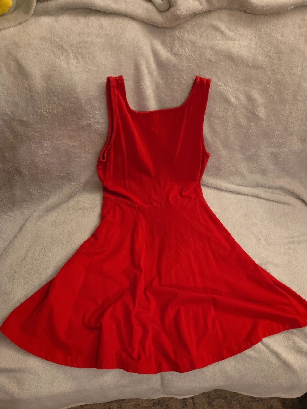 Sexy Red Cocktail Dress | Mini Dress with Plunging Back & Bow | Size S
